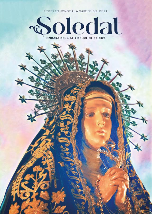 Cartel de Fiestas patronales en honor a Nuestra Señora de la Soledad 2024